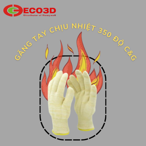 găng tay chịu nhiệt 350 độ C C&G